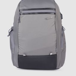 F Gear Unisex Grey Solid Marcus Doby Backpack-10