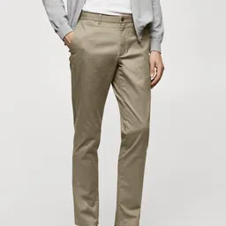 MANGO MAN Regular Fit Formal Trousers-image-62