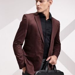 INVICTUS Slim-Fit Single-Breasted Smart Casual Blazer-image-76