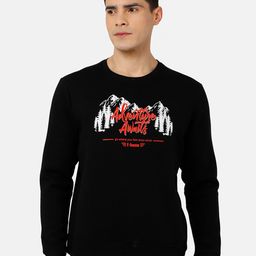 t-base Men Black Printed Sweatshirt-image-91