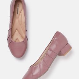 Van Heusen Block Heeled Pumps-52