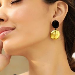 Rubans 18K Gold-Plated Dangler Drop Earrings-64