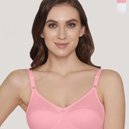 K LINGERIE Pack of 3 Manvi Wirefree Cotton Everyday Bra-image-95