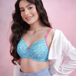 DressBerry Printed Medium Coverage Lightly Padded T-shirt Bra DRM-DB-ETC24A-DLMLA-51