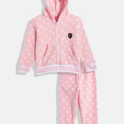 Here&Now X Game Begins Girls Polka-Dotted Sweatshirt and Joggers-image-29