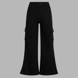 Miss Chase Women Wide Leg High-Rise Stretchable Jeans-image-74