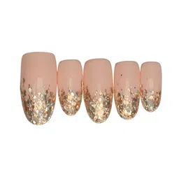 SOEZI Set Of 5 Press On Artificial Nails - Goldilocks-image-45