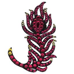 Comet Busters Body Jewel Handcrafted Floral Temporary Tattoo-38