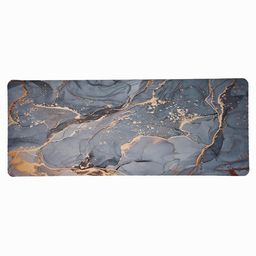 Kuber Industries Grey Abstract Printed Bed Side Runner image 5