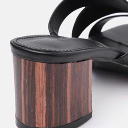 Van Heusen Woman Open Toe Block Heels image 4