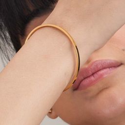 PALMONAS Gold-Toned Gold-Plated Bangle-Style Bracelet image 3