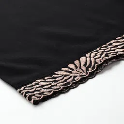 Indo Era Solid Kurta with Trousers with Embroidered Detail image 3