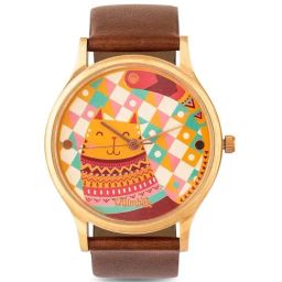 Chumbak AF7 Aztec Cats Analog Watch for Women-image-68