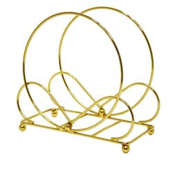 ESSENZA MAISON Gold Toned Napkin Holder-51