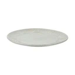 Fabindia Udyati Cloud Grey Ceramic Dinner Plate-image-29