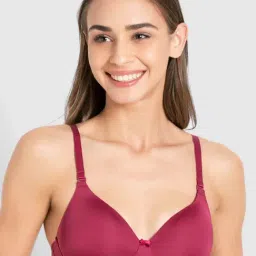 Jockey Pink Non Wired Padded T-Shirt Bra-image-65