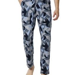 Peter England Blue Cotton Regular Fit Printed Nightwear Pyjamas-picture-11