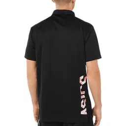 Asics Black Printed Polo T-Shirt-image-49