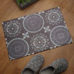 HOSTA HOMES Grey PVC Anti-Skid Door Mat - Set of 1-image-41