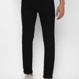 Forever 21 Black Mid Waist Straight Fit Regular Length Jeans-picture-32