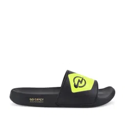 Campus Men's Black Slides-7