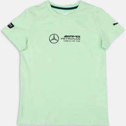 Mercedes AMG Petronas Motorsport F1 Logo Youth Regular Fit T-Shirt-image-37
