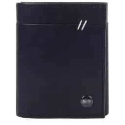 BELWABA Black Casual Leather Tri-Fold Wallet for Men-picture-44
