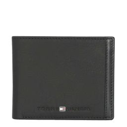 Tommy Hilfiger Black Casual Leather Bi-Fold Wallet for Men-image-10
