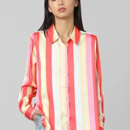 Only Multicolor Striped Shirt-image-44