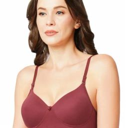 Libertina Maroon Cotton Everyday Bra-picture-12