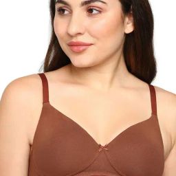 BLOSSOM Brown Medium Coverage Everyday Bra-13
