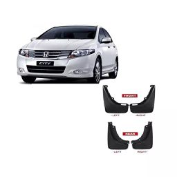 Automoto Cup Type Mud Flaps Splash Guard Front & Rear for Honda City I-Dtec 2014 All Models (Set of 4)-36