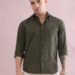 HOUSE OF MAHNOTS Men Classic Opaque Casual Shirt-3