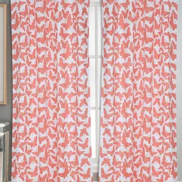 Dekor World Multicoloured Set of 2 Window Curtain-42