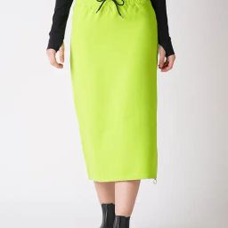 Globus Neon Green Midi Skirt-image-50