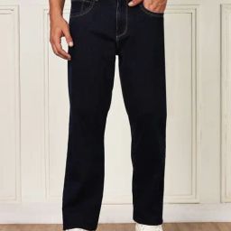 Thomas Scott Dark Blue Relaxed Fit Jeans-image-9