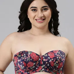 Enamor Floral Medium Coverage Underwired Lightly Padded Bra-picture-16