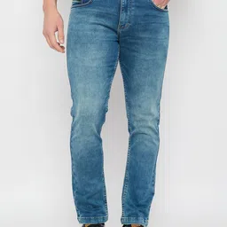 Duke Men Slim Fit Heavy FadeStretchable Jeans-image-77