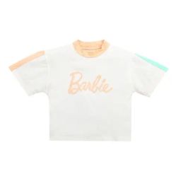 Tiny Girl Peach Barbie Printed T-Shirt-image-26