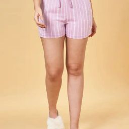 Dreamz by Pantaloons Lilac Cotton Printed Shorts-picture-16