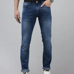 SPYKAR Men Slim Fit Low-Rise Light Fade Stretchable Jeans-picture-15