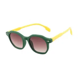 SeeSaw Red Polarized Geometric Sunglasses for Kids-picture-5
