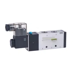 Panacea Technology 3/8 inch 5/2 Way 24 VDC Single Solenoid Valve 4V310-10-image-55