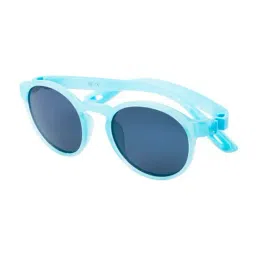 SeeSaw Blue Polarized Round Sunglasses for Kids-picture-16