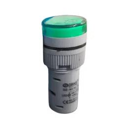 Sibass Electric LED Indicating Lamp 22.5 mm Dia. White Body 220 V AC Green Light, SE-AD22-22DS (Pack of 1000)-7