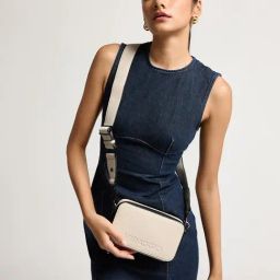 Miraggio Bailey Ivory Textured Medium Cross Body Bag-22