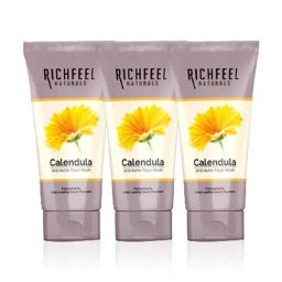 Richfeel Calendula Anti Acne Face Wash - Pack of 3-image-4