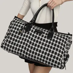MINI WESST Checked Wall Street Duffel Bag-27