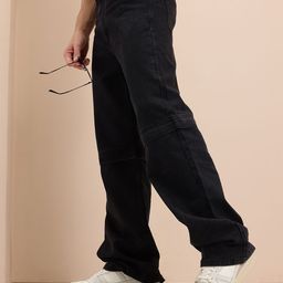 Mast & Harbour Men Wide Leg Detachable Jeans-image-116