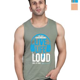 SLOWLORIS Men 2 Applique Slim Fit T-shirt-image-64